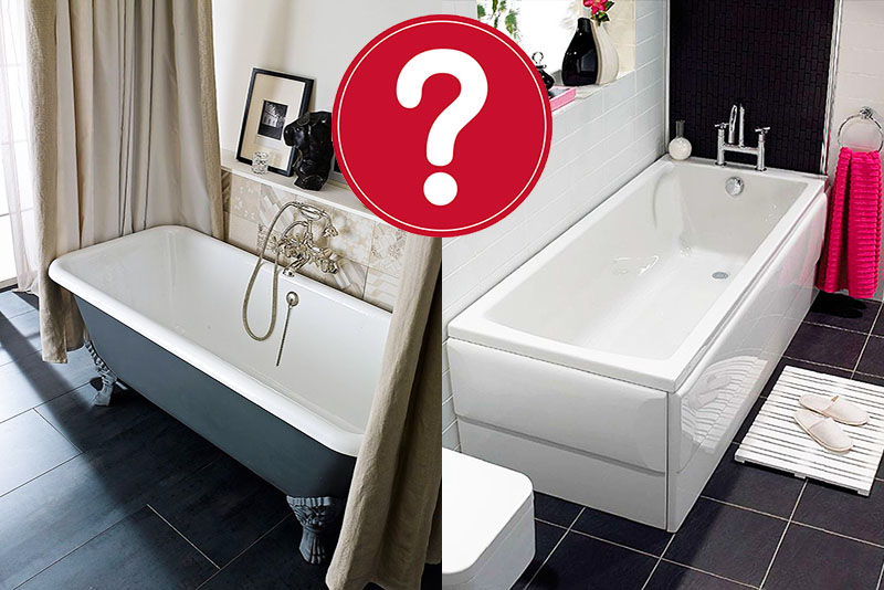 Какие ванны лучше – чугунные или акриловые?