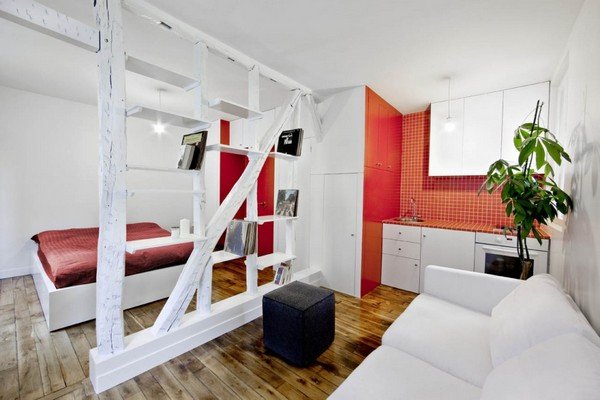 Дизайн однокомнатной квартиры 40 кв. м в современном стиле
