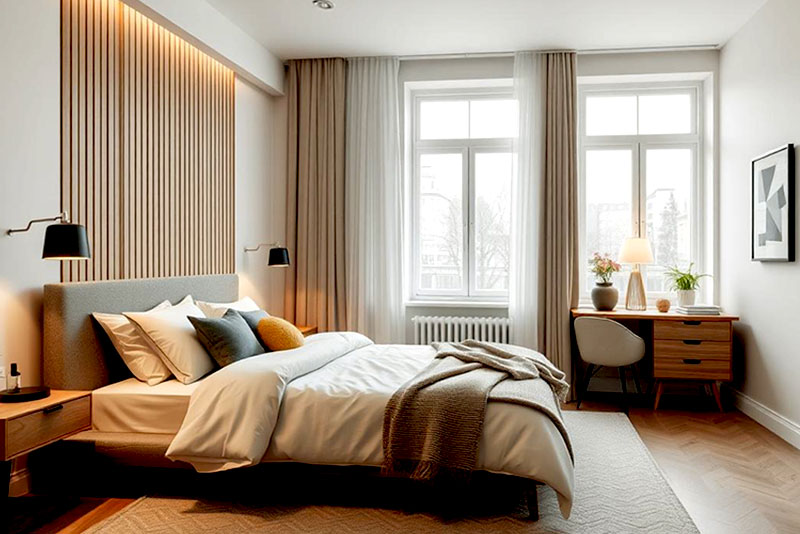 Интерьер спальни в современном стиле: модные тренды 2026 года