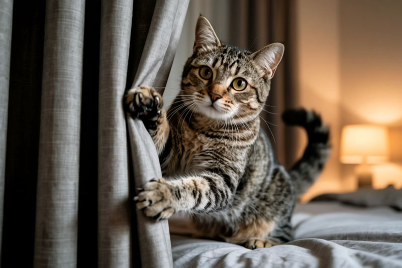 Шторы в спальне в современном стиле 2026 год – антивандальные материалы