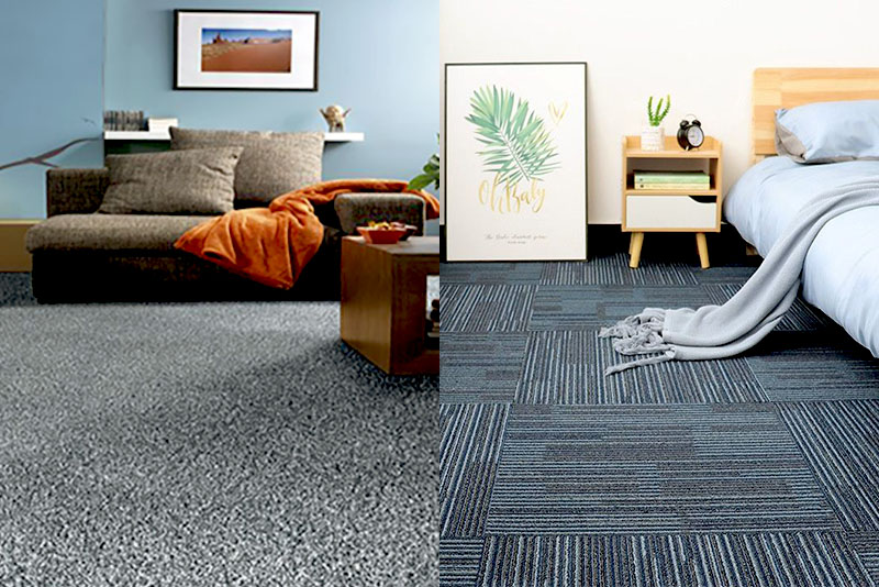Лучшие материалы для пола в спальне – ковролин и модульная ковровая плитка