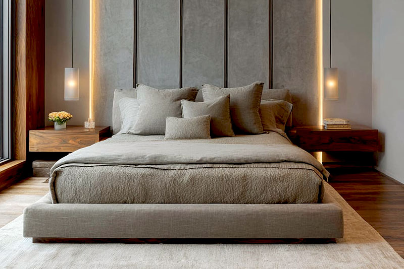Модные кровати в 2026 году – с низким основанием
