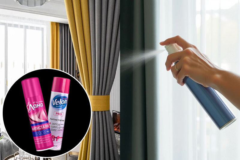 Модные шторы в гостиную в 2026 году – антистатики и PU-пропитки