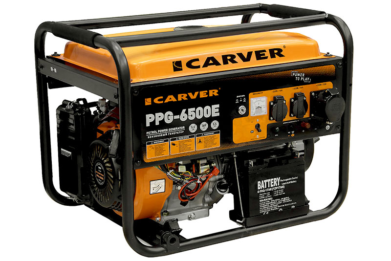 Бензиновый генератор Carver PPG-6500