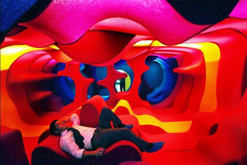 Вернера Пантона считают основоположником психоделического дизайна