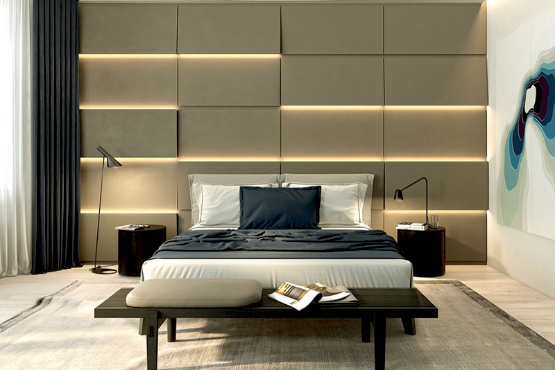 Современный интерьер спальни 2026 года – минимум мебели