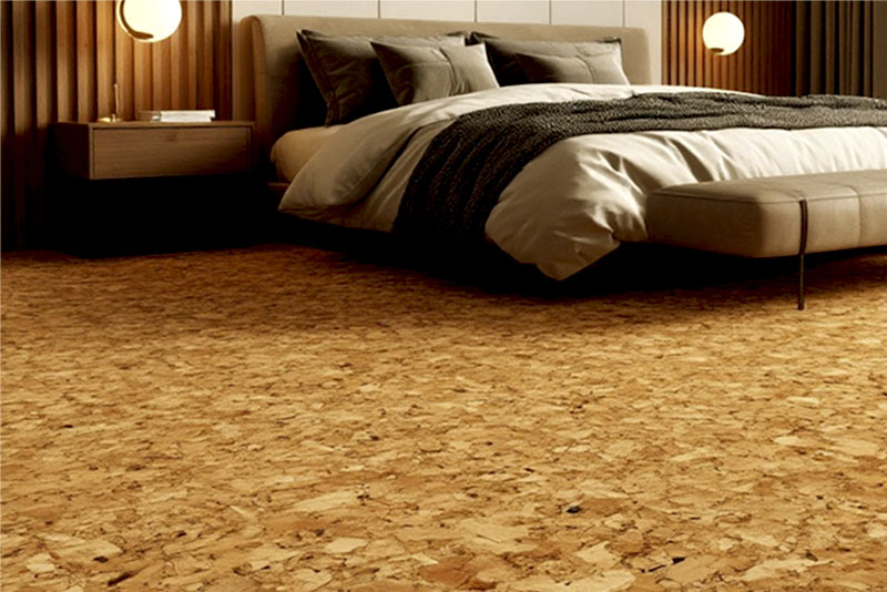 Лучшие материалы для пола в спальне – пробка