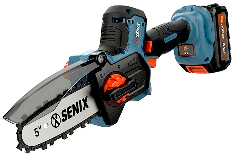 Аккумуляторная цепная пила-сучкорез Senix CSX2-M3-EU