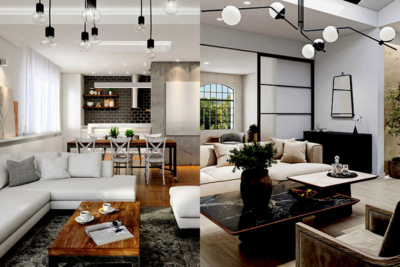 Модные люстры 2026 года – минималистичные и линейные конструкции