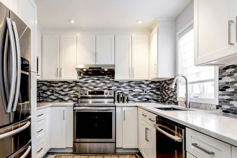 Кухня в стиле минимализм – столешницы из искусственного камня