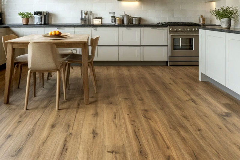 Лучшие материалы для пола на кухне – SPC-ламинат и LVT-плитка
