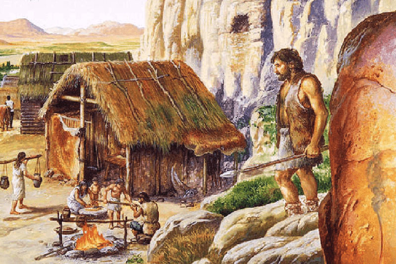 Древние хижины и жилища окон, как таковых, не имели