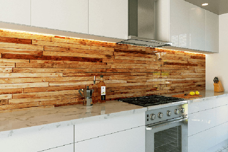 Кухонный фартук из дерева