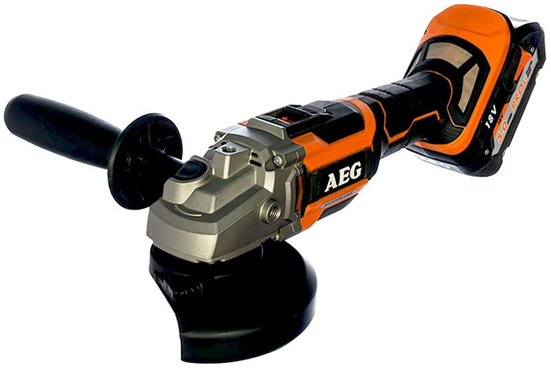 Аккумуляторная болгарка (УШМ) AEG BEWS18-125BL-0