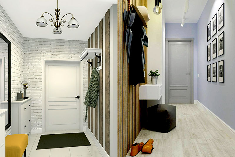 Прихожая и коридор в скандинавском стиле – каждый предмет мебели компактен