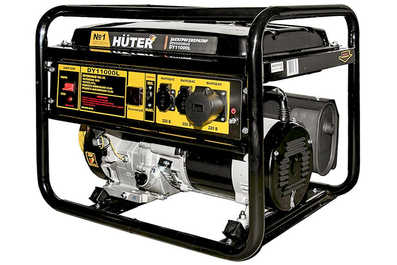 Бензиновый генератор Huter-DY11000L
