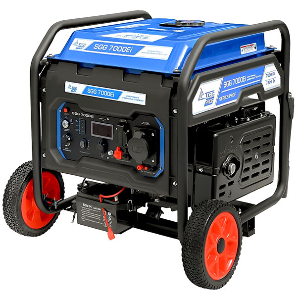 Бензиновый генератор 7 кВт ТСС SGG 7000Ei
