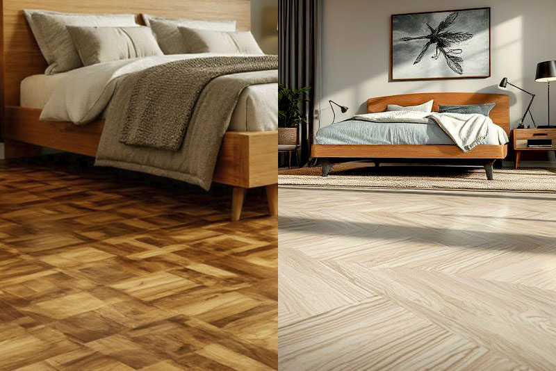 Лучшие материалы для пола в спальне – ПВХ-линолеум или виниловая плитка