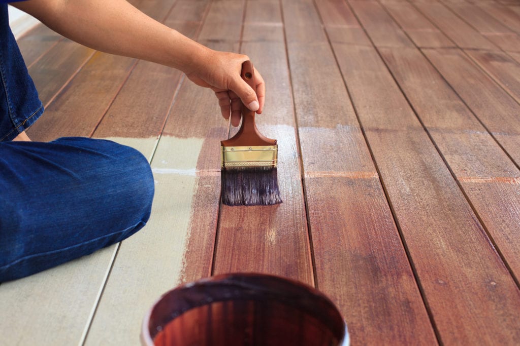 Покрасить деревянный пол или линолеум