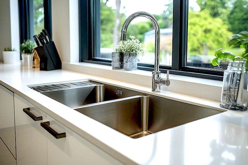 Кухонная мойка из нержавеющей стали