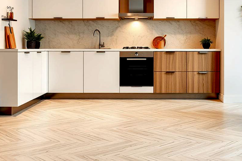 Лучшие материалы для пола на кухне – линолеум