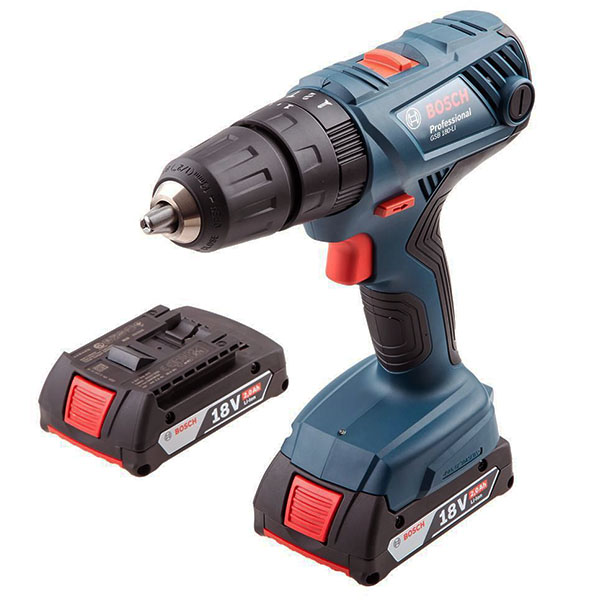Аккумуляторная ударная дрель-шуруповерт Bosch-GSB-180-LI-06019F8323