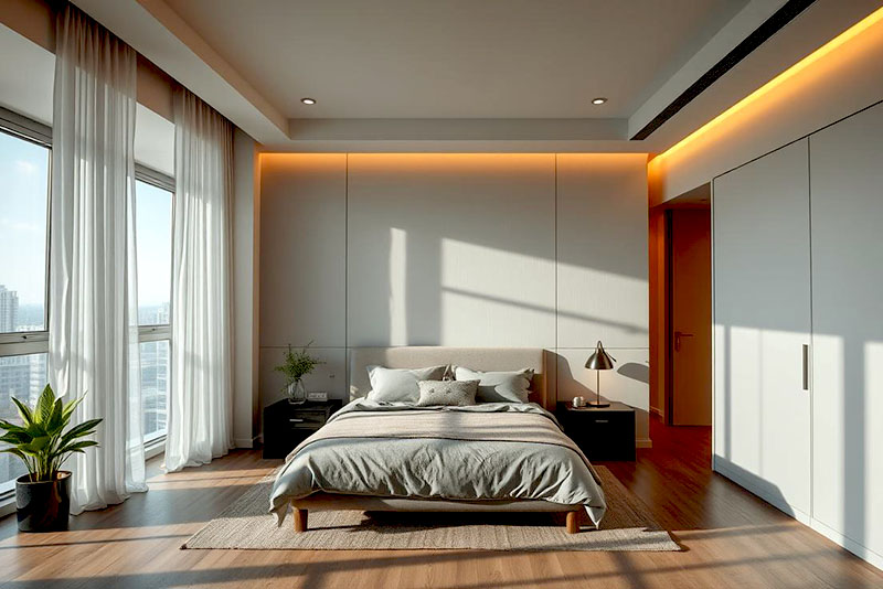 Современный интерьер спальни 2026 года – монофункциональность