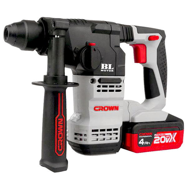 Аккумуляторный перфоратор Crown CT28001HX-4 BMC