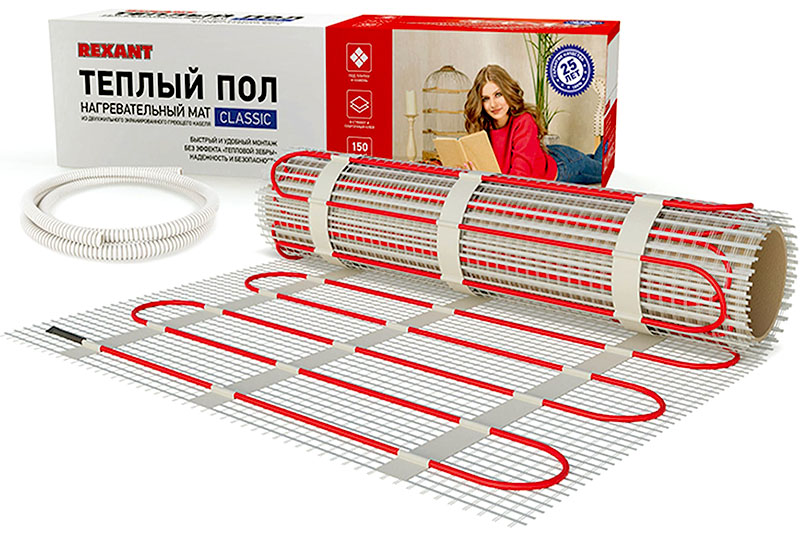 Теплые электрические полы Rexant