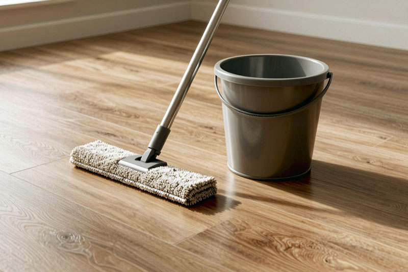 SPC ламината – простая уборка