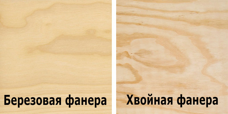 Классификация фанеры по типу древесины