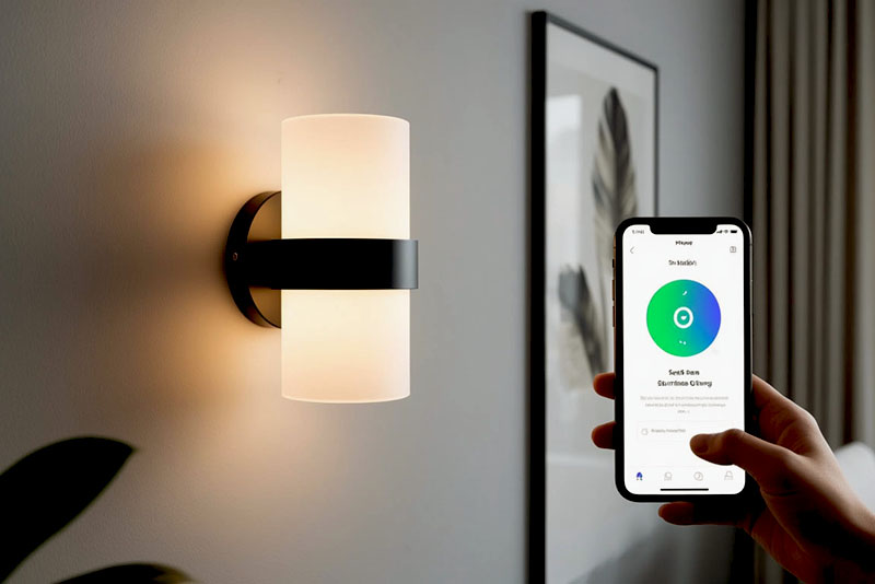 Модные настенные бра 2026 года – с управлением со смартфона