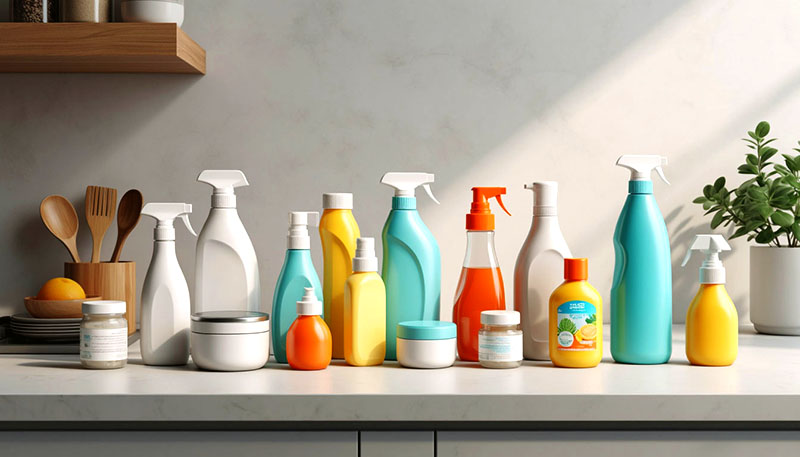 Используйте несколько чистящих средств