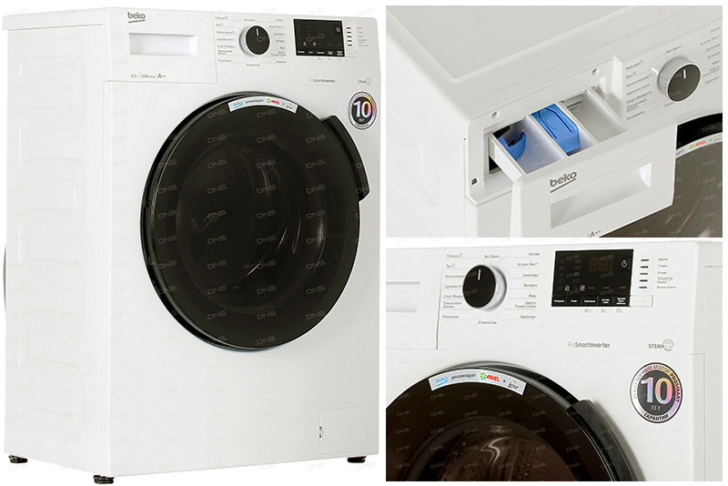 Стиральная машина Beko SteamCure WSPE6H612W