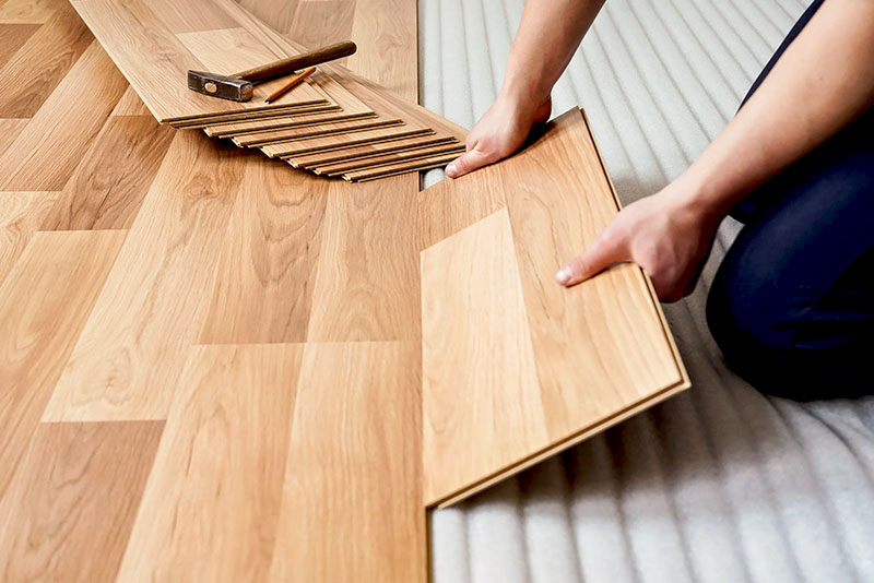 Укладка SPC ламината