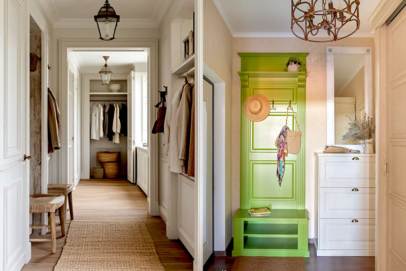 Коридор или прихожая в стиле прованс – характерные пастельные оттенки