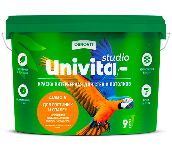 Водоэмульсионная краска Основит UNIVITA STUDIO LUSSO II