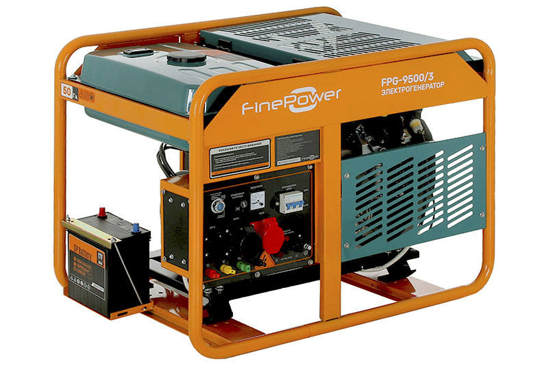 Бензиновый генератор FinePower-FPG-9500-3