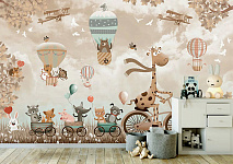 Модные обои в детскую комнату 2026 года: современные тренды