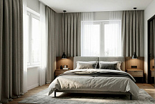 Модные шторы в спальню 2026 года: современный стиль и тренды